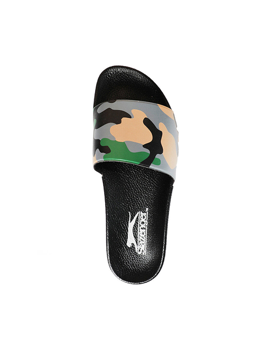 Camouflage Printed Single Striped Men's Slippers