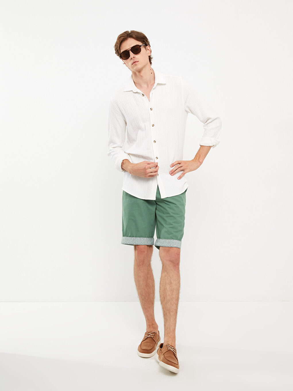 Standard Fit Men's Bermuda Shorts