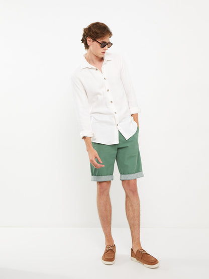 Standard Fit Men's Bermuda Shorts