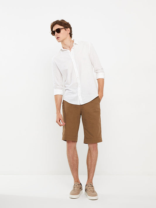 Standard Fit Men's Bermuda Shorts