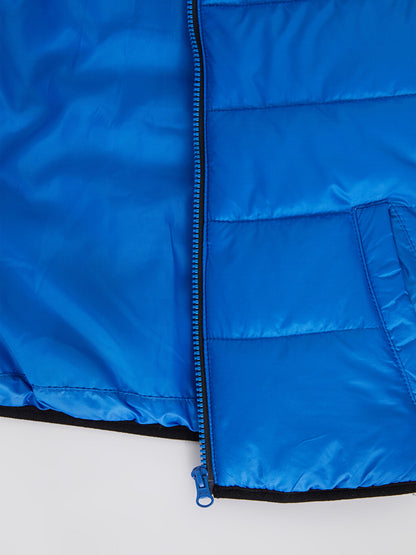 Hooded Basic Boy's Puffer Coat