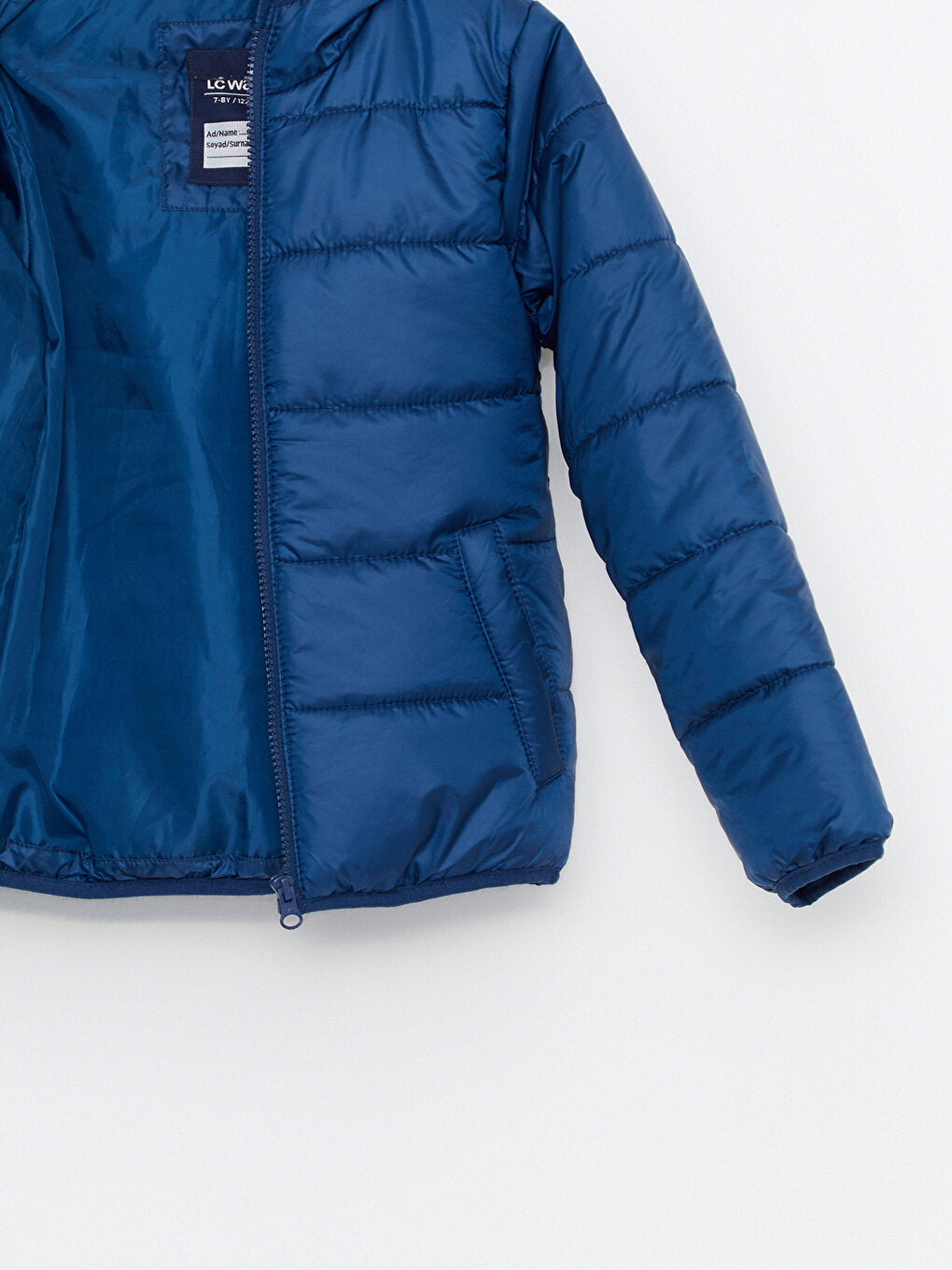 Hooded Basic Boy's Puffer Coat