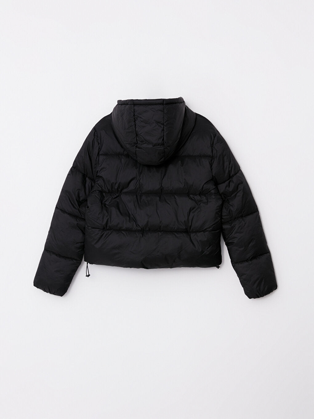 Women's Hooded Plain Puffer Coat