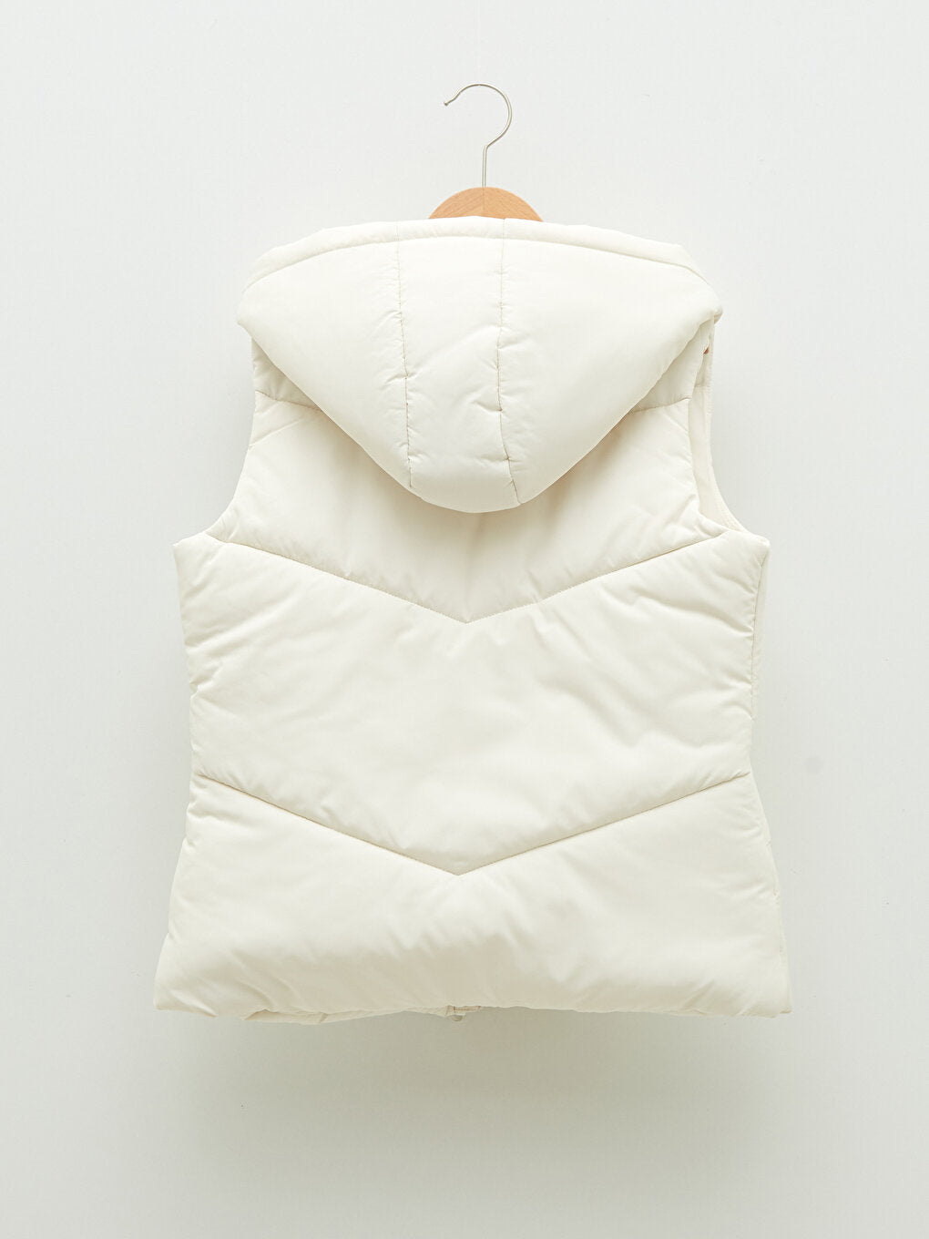 Hooded Basic Girl's Puffer Vest