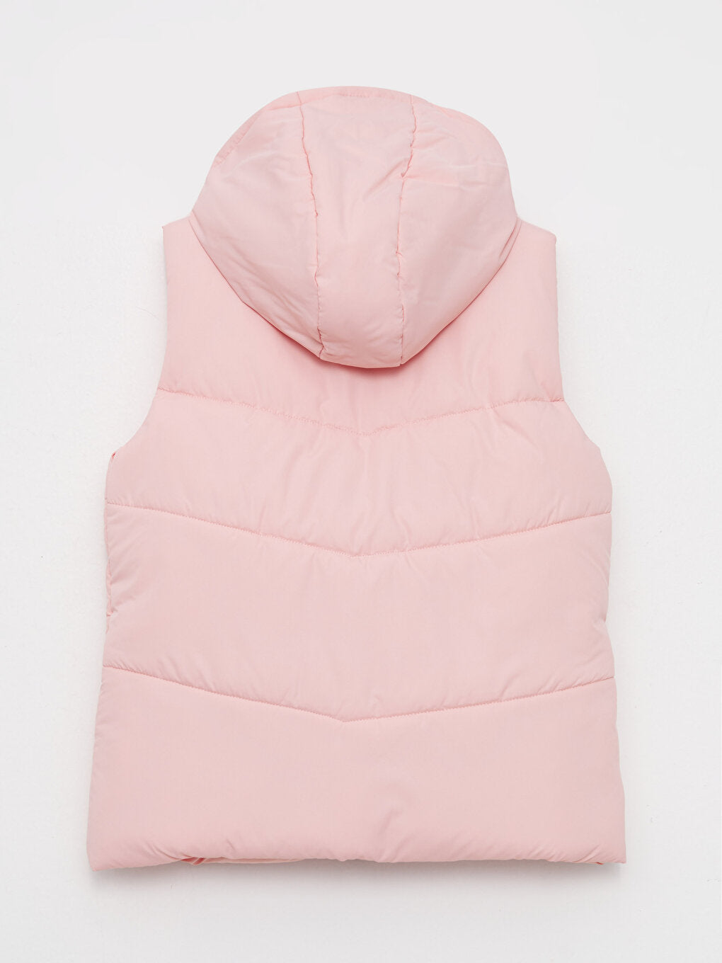 Hooded Basic Girl's Puffer Vest