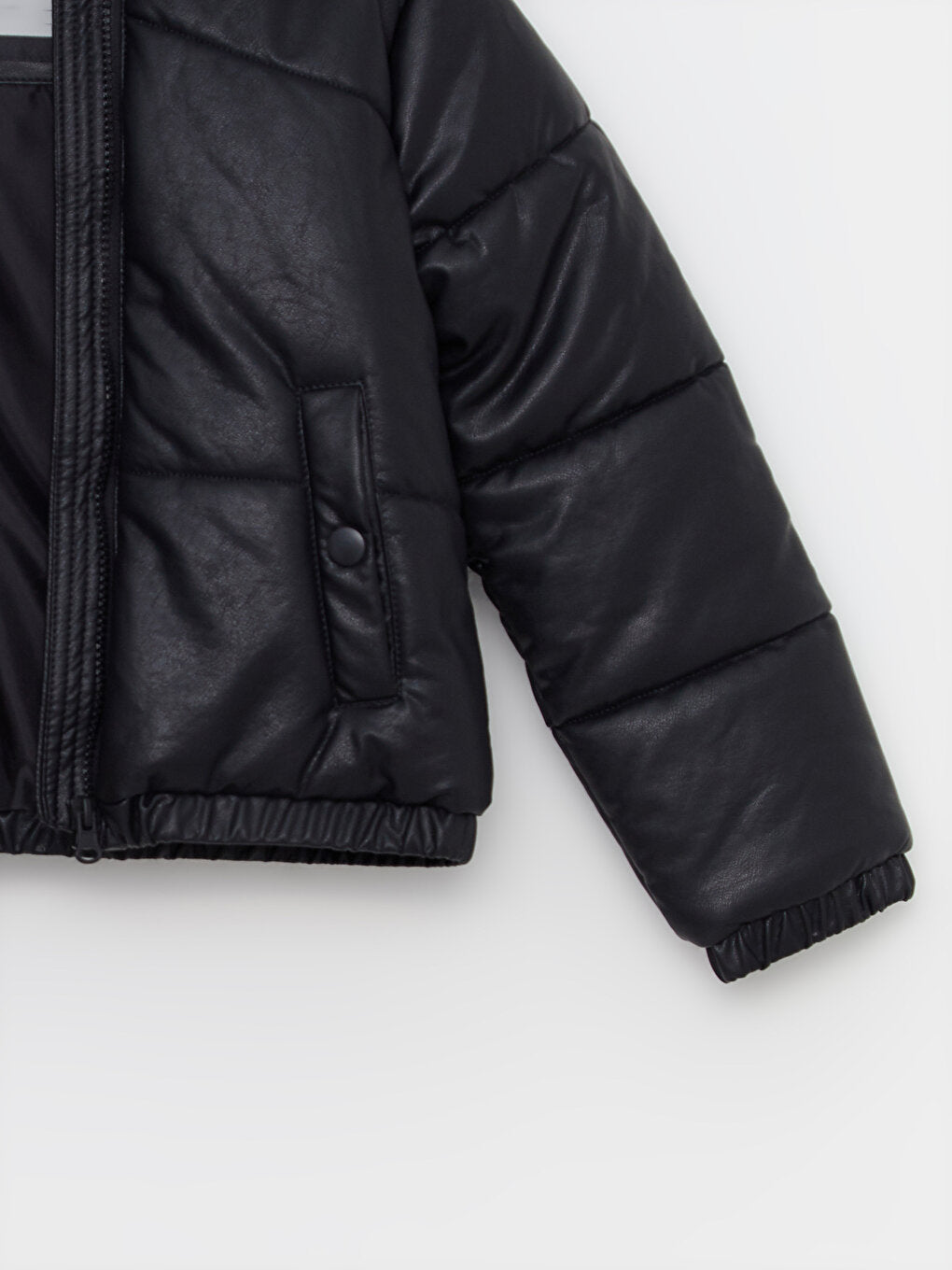 Hooded Girl's Puffer Coat