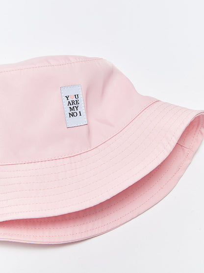 Label Printed Girl's Bucket Hat