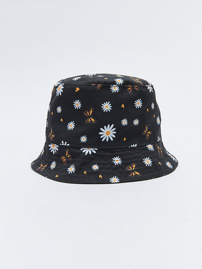 Printed Girl's Bucket Hat