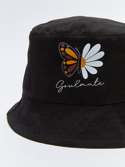 Printed Girl's Bucket Hat