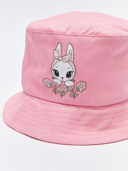 Printed Girl's Bucket Hat