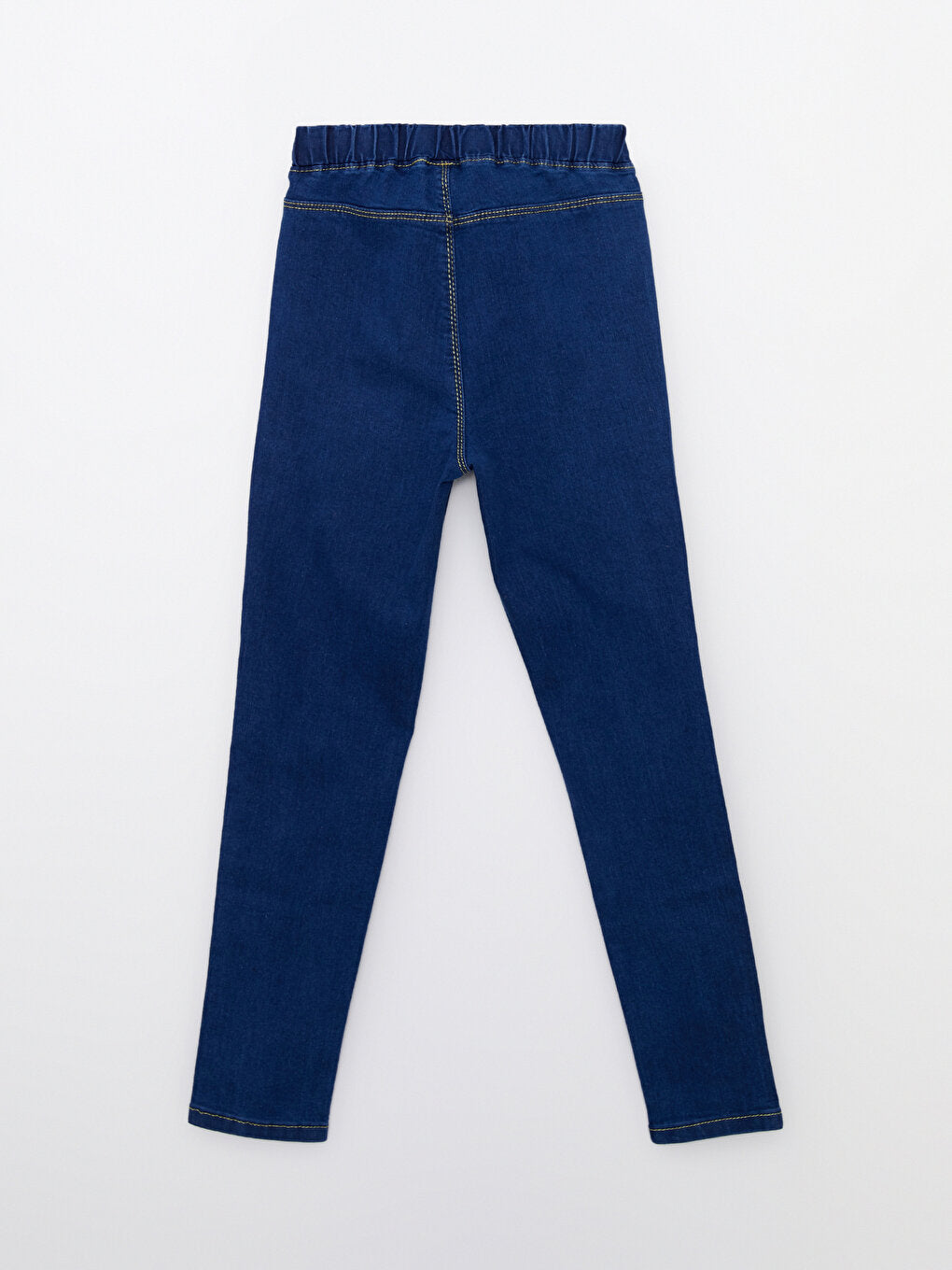 Elastic Waist Girls' Jean Trousers