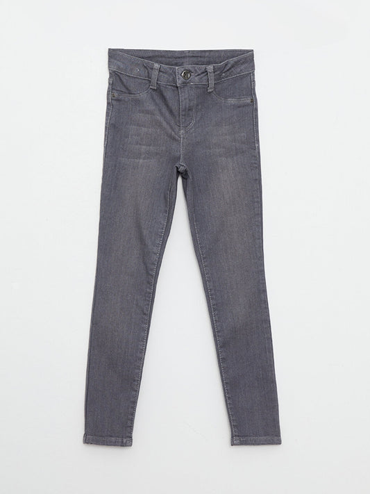 Slim Fit Girl's Jean Trousers