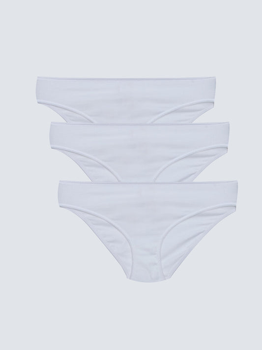 Plain Bikini Panties 3 Pack