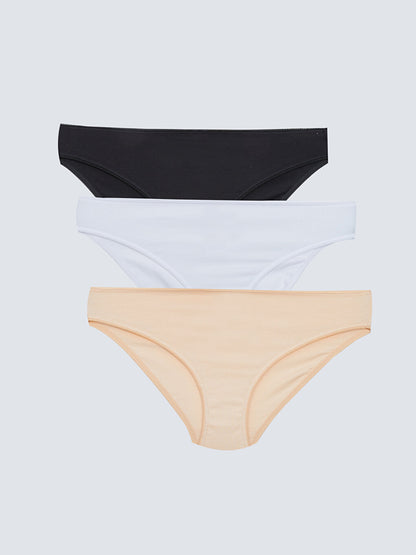 Plain Bikini Panties 3 Pack