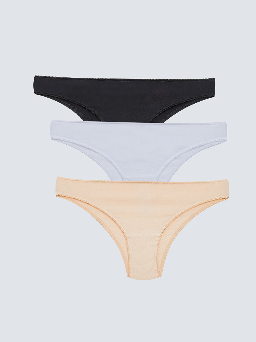 Plain Brazilian Panties 3 Pack