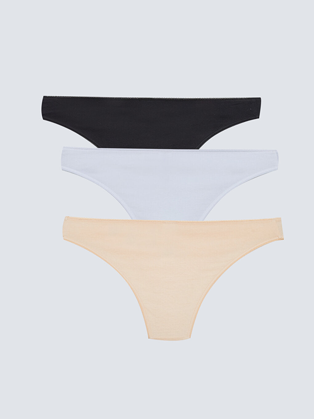 Plain Brazilian Panties 3 Pack