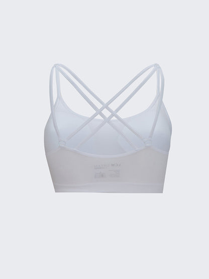 Non-wired, non-padded, plain sports bra