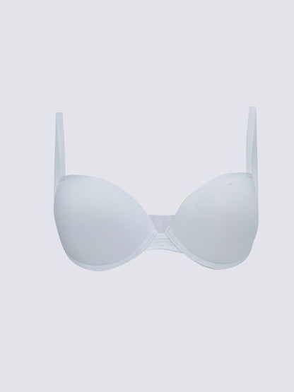 Underwire Half Padded Plain T-Shirt Bra