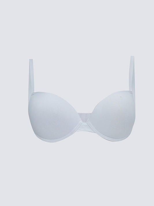 Underwire Half Padded Plain T-Shirt Bra