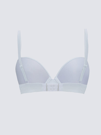 Underwire Half Padded Plain T-Shirt Bra