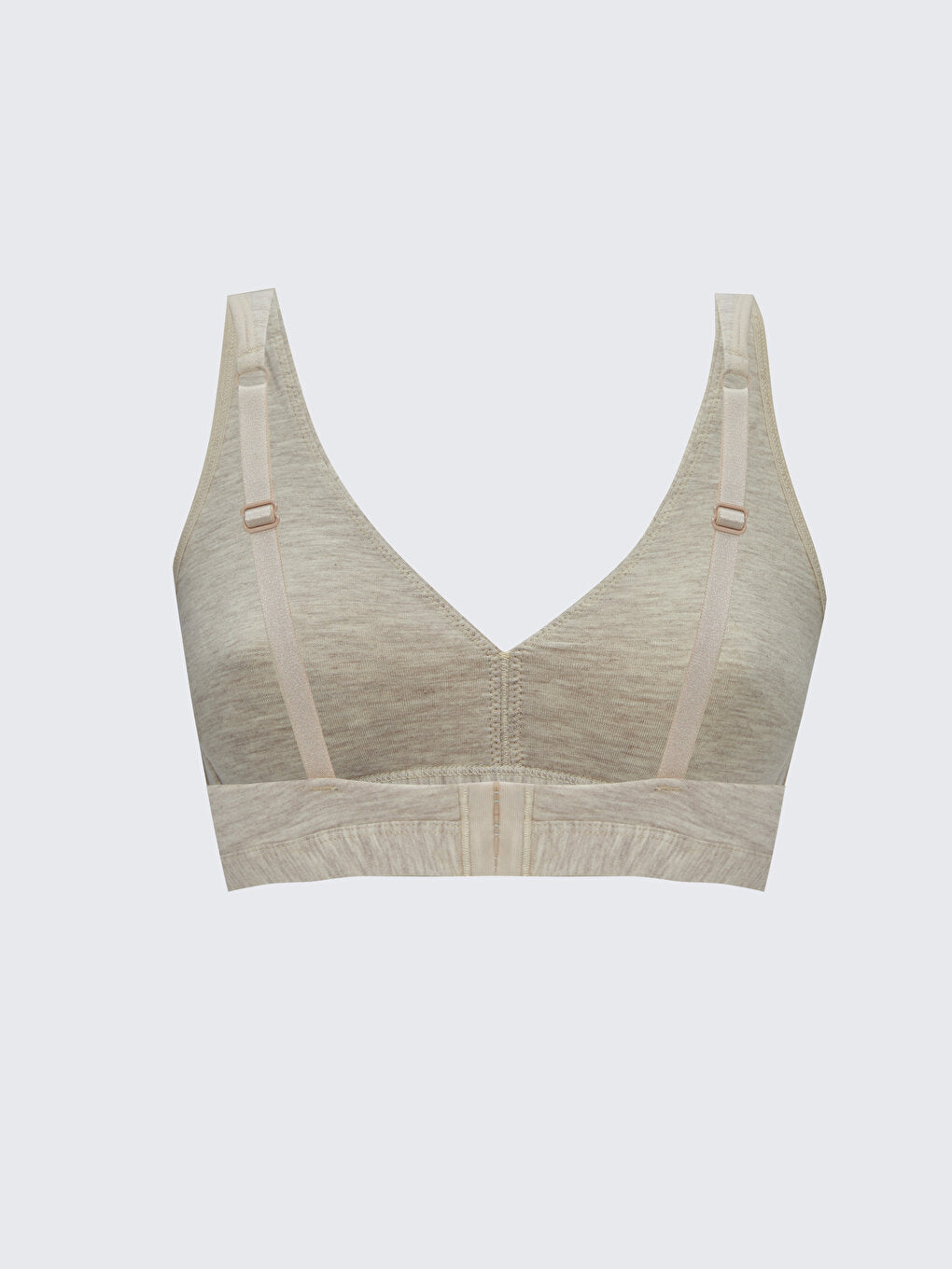 Non-wired, unpadded plain bra