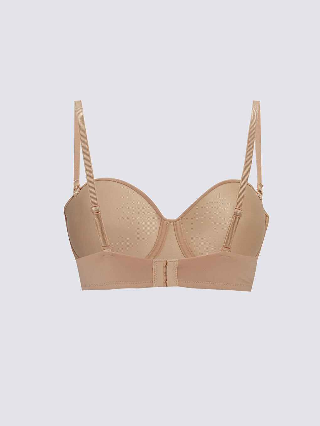 Underwire Half Padded Plain Strapless Bra