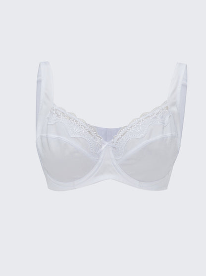 Underwire, Unpadded, Lace Supporting Bra