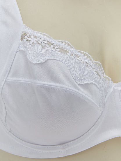 Underwire, Unpadded, Lace Supporting Bra