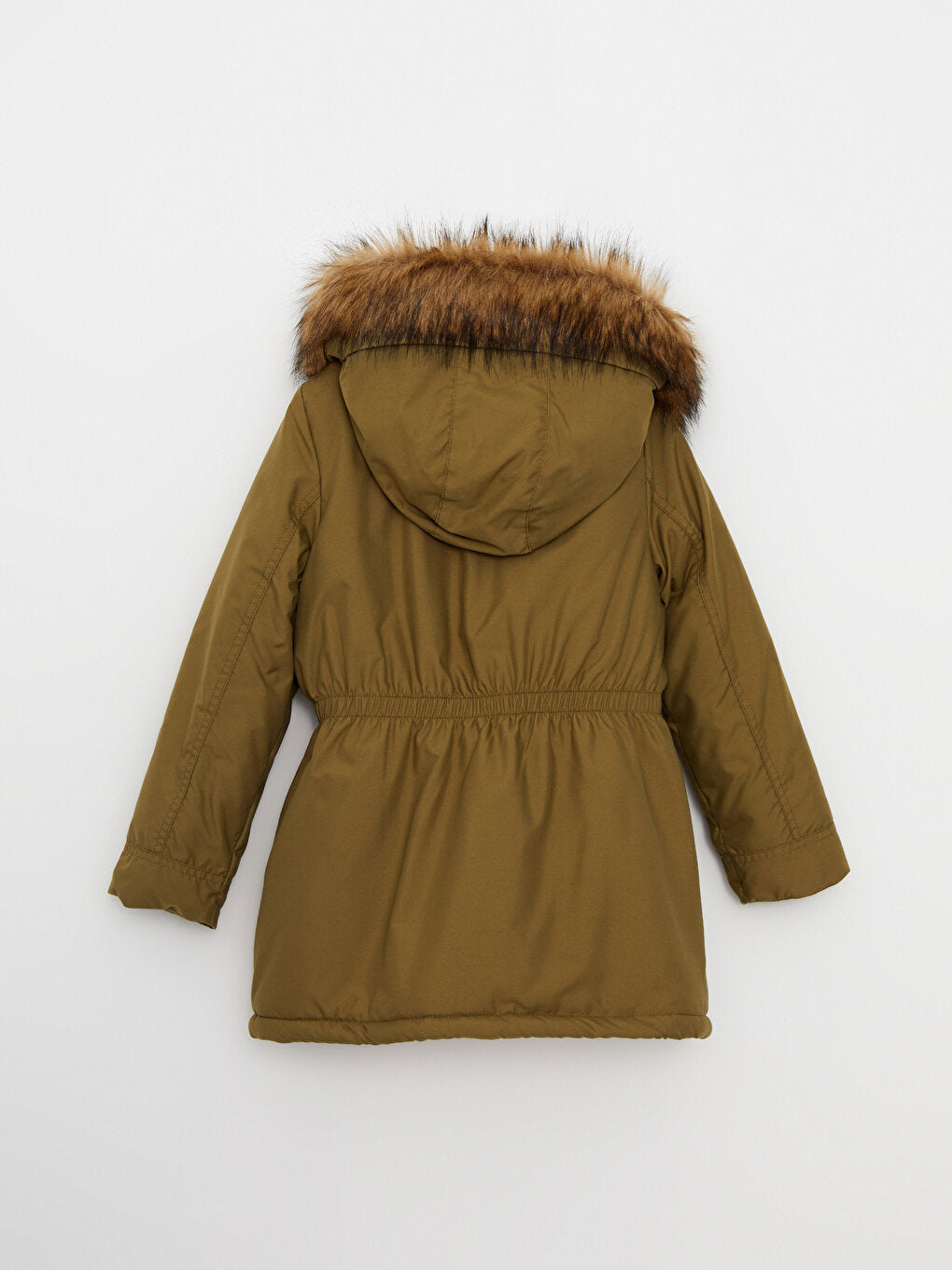 Hooded Basic Girl's Parka