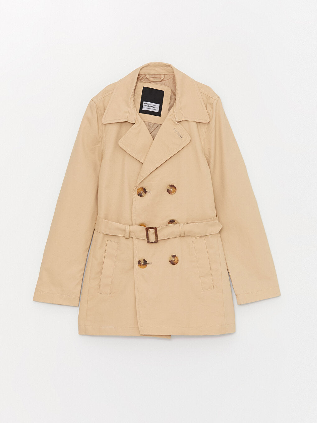 Shirt Collar Boy Trench Coat