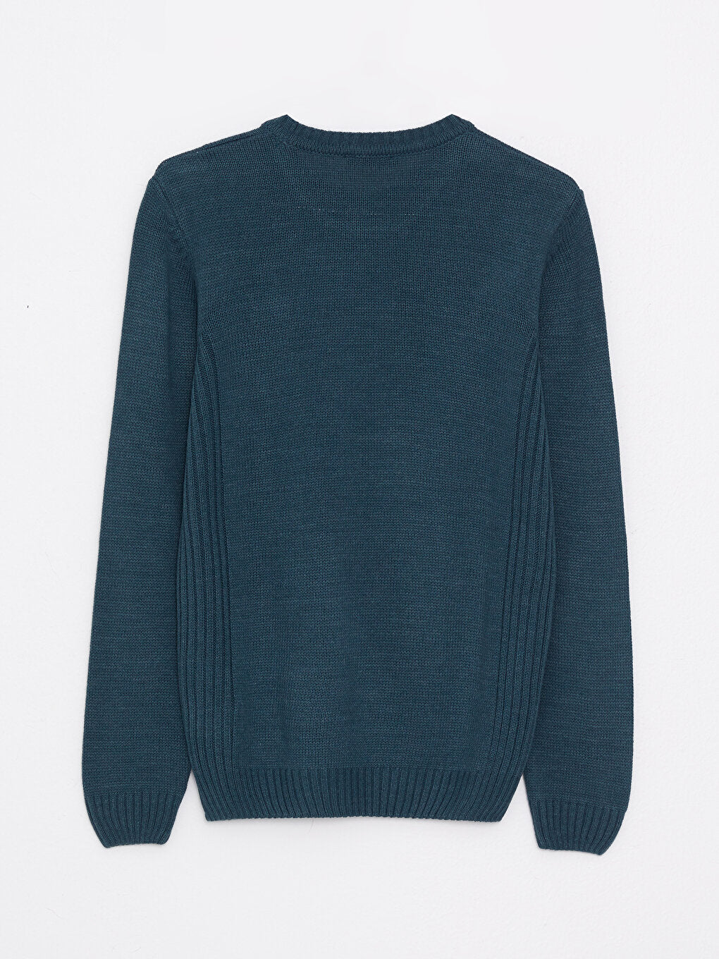 Crew Neck Long Sleeve Men's Knitwear Sweater