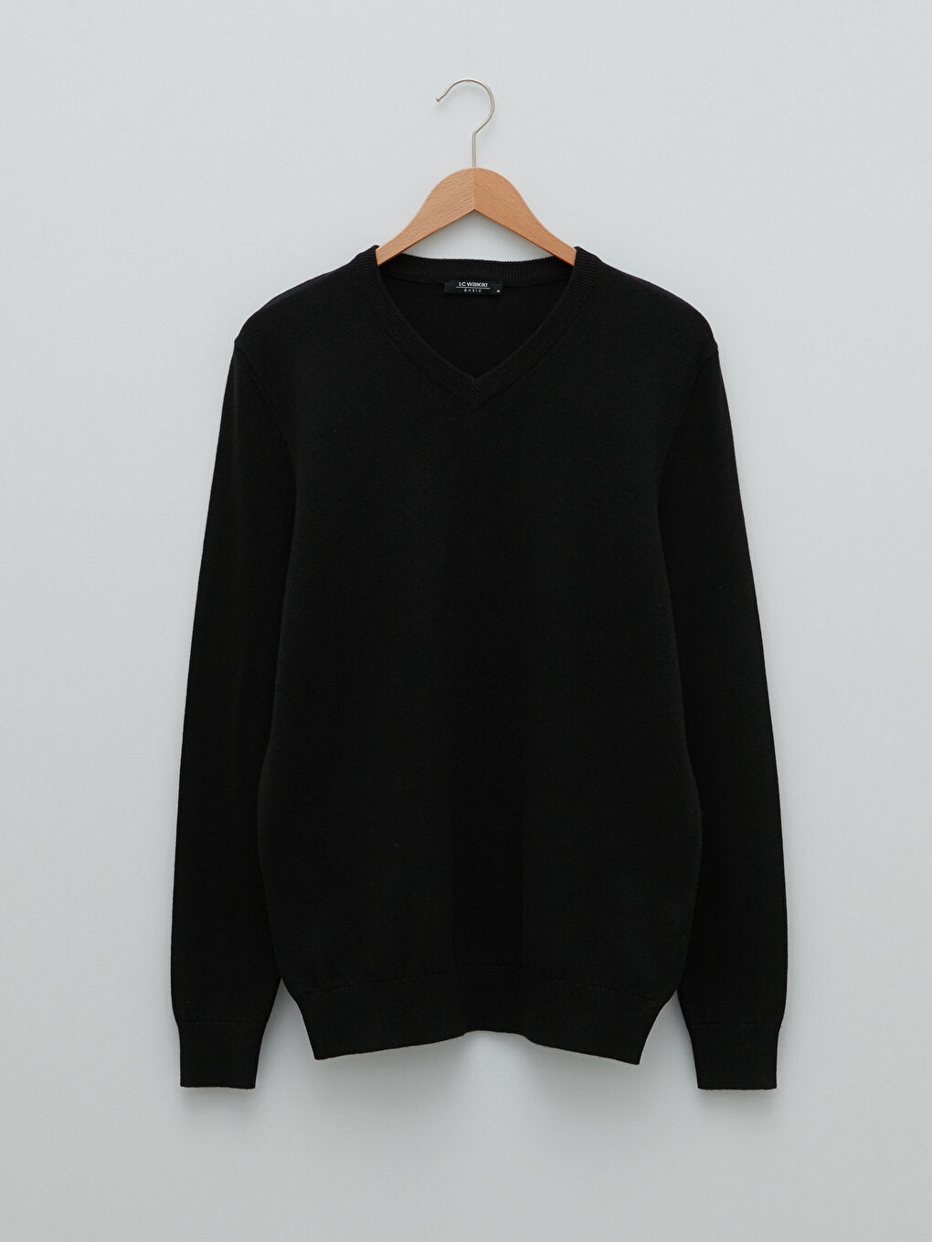 V-Neck Long Sleeve Men's Knitwear Sweater