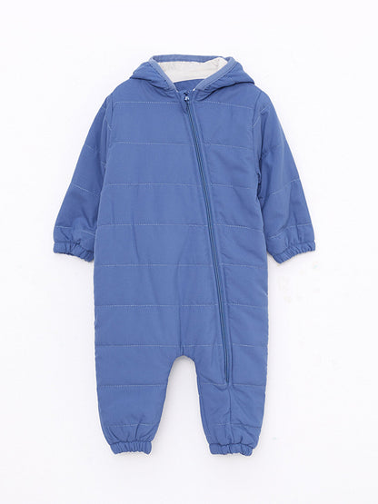 Hooded Long Sleeve Basic Baby Boy Astronaut Coat