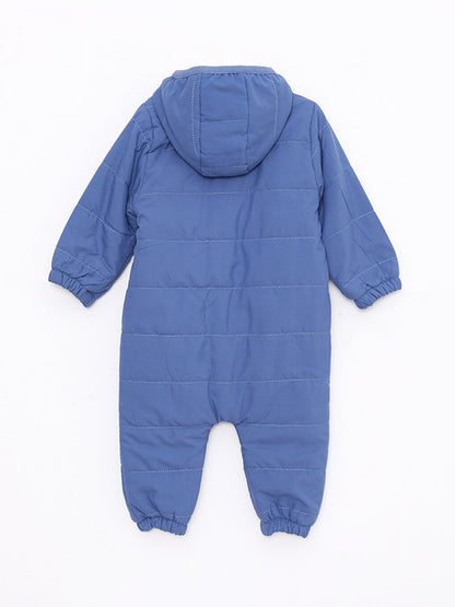 Hooded Long Sleeve Basic Baby Boy Astronaut Coat