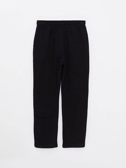 Basic Boy's Sweatpants with Elastic Waist