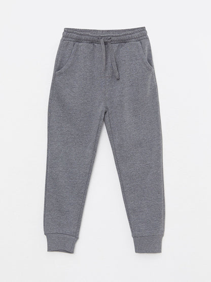 Basic Boy's Jogger Sweatpants with Elastic Waist