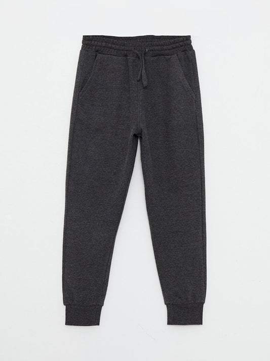 Basic Boy's Jogger Sweatpants with Elastic Waist