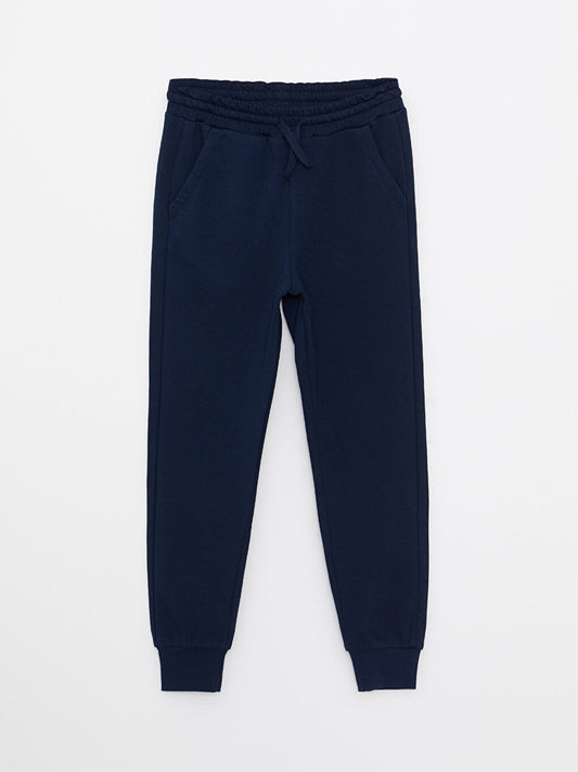 Basic Boy's Jogger Sweatpants with Elastic Waist