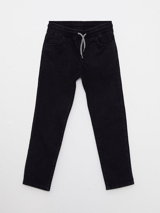 Boy's Jean Trousers with Elastic Waist