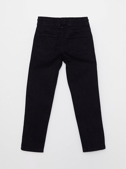 Boy's Jean Trousers with Elastic Waist