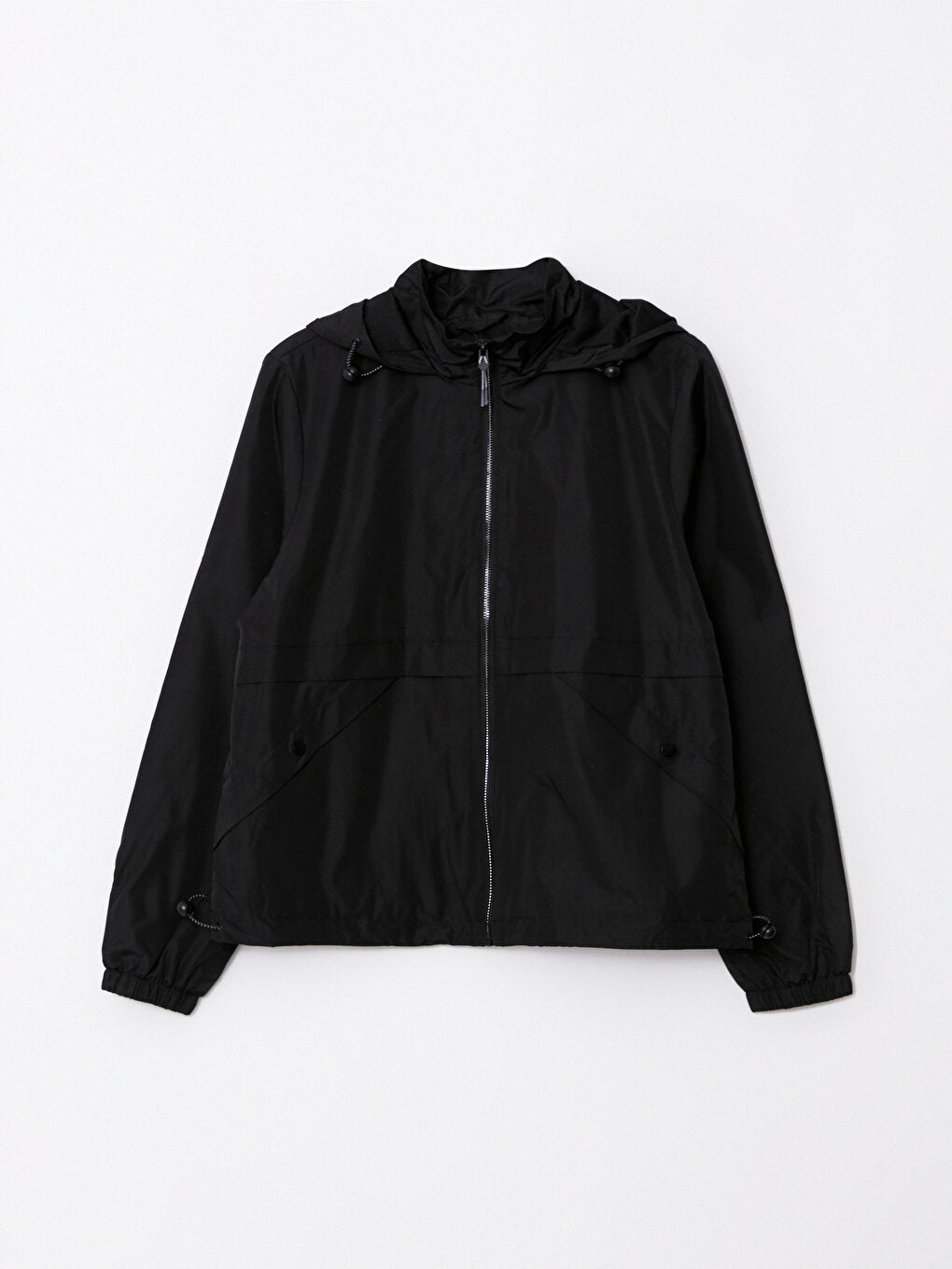 Women's Hooded Plain Raincoat