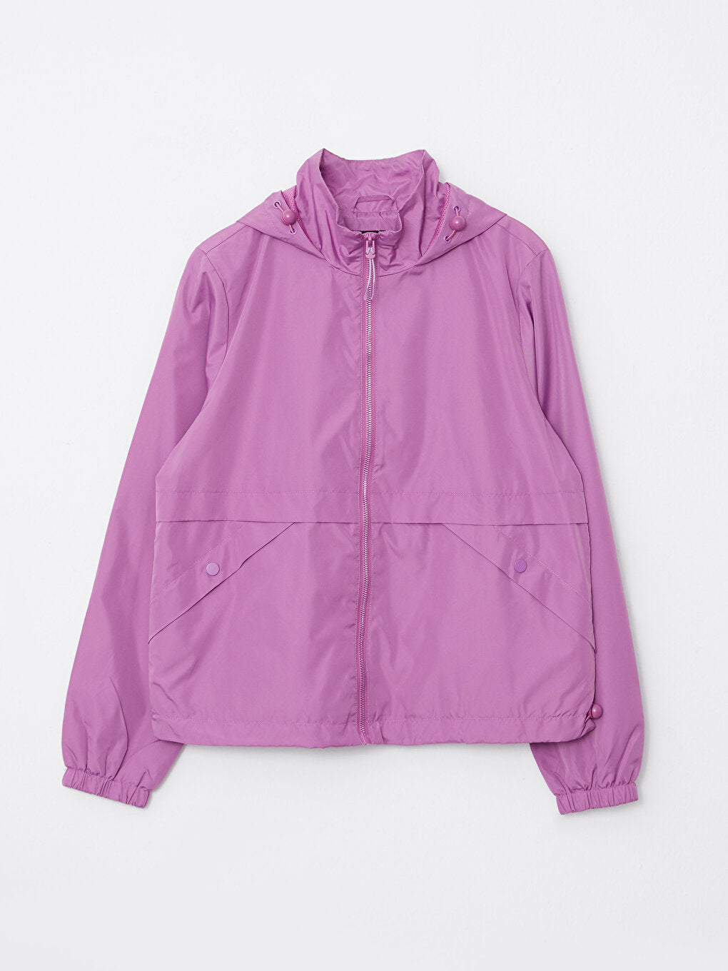 Women's Hooded Plain Raincoat