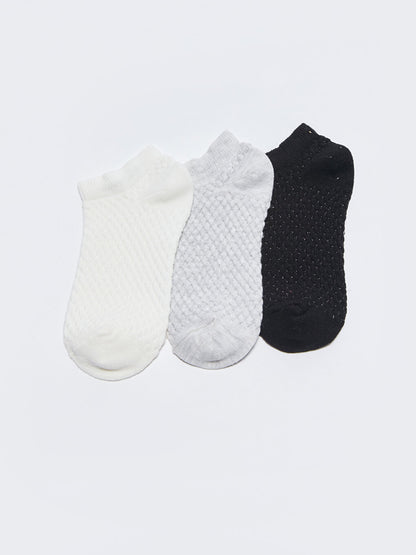 Patterned Women's Booties Socks Pack of 3