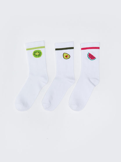 Printed Women's Socks 3 Pack