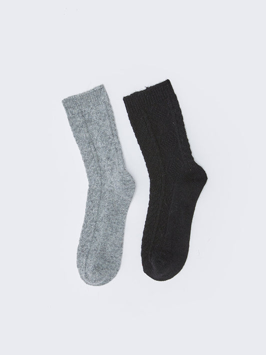 Plain Women's Socks 2 Pack