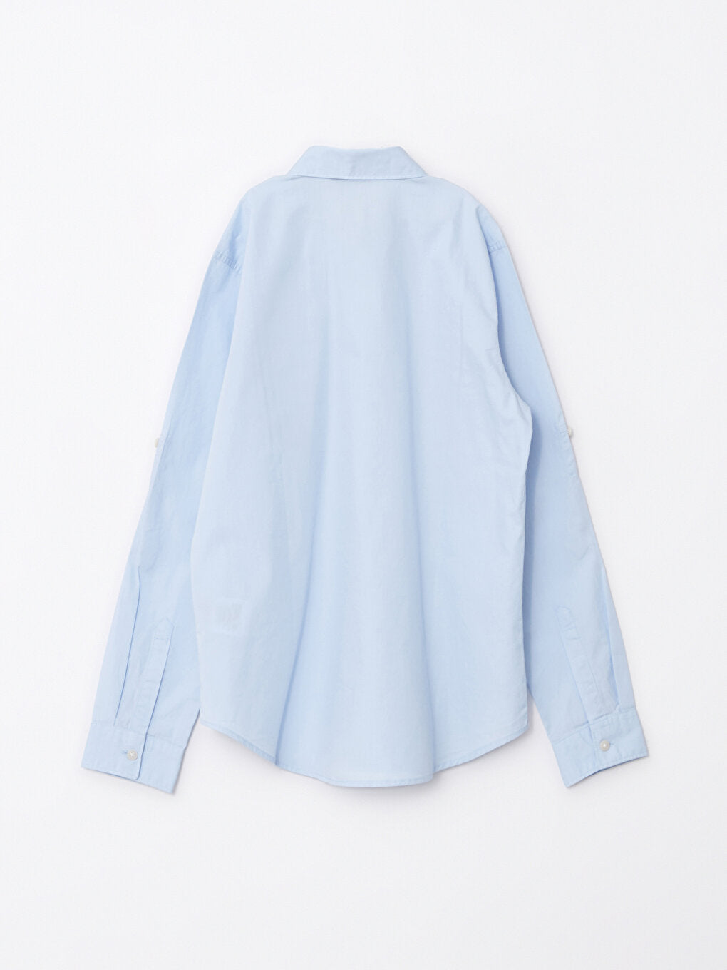 Basic Long Sleeve Poplin Boy's Shirt