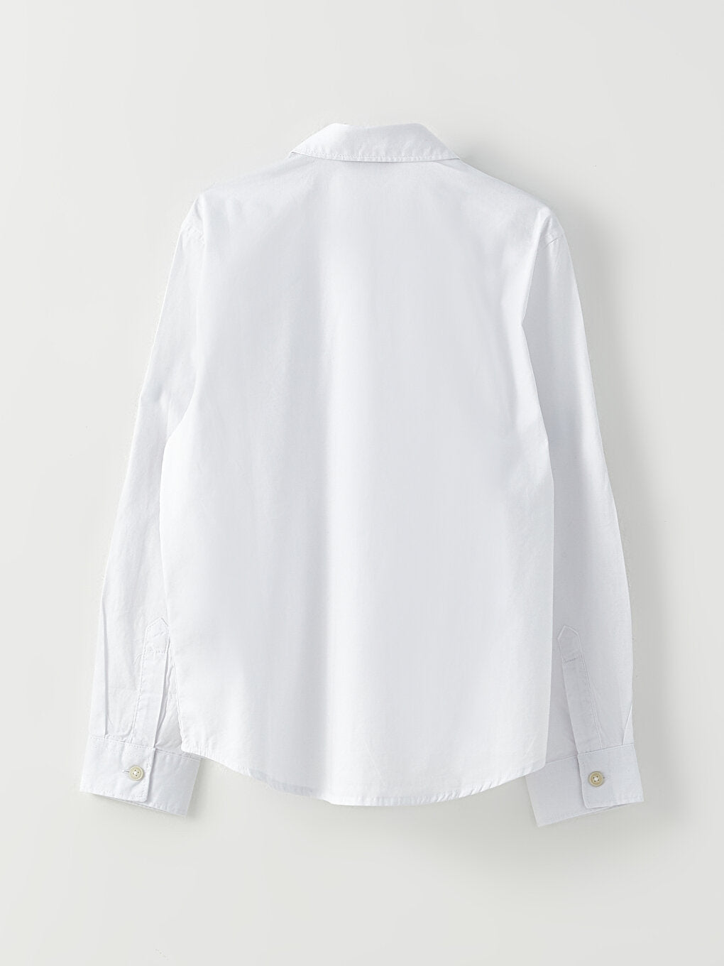 Basic Long Sleeve Poplin Boy's Shirt