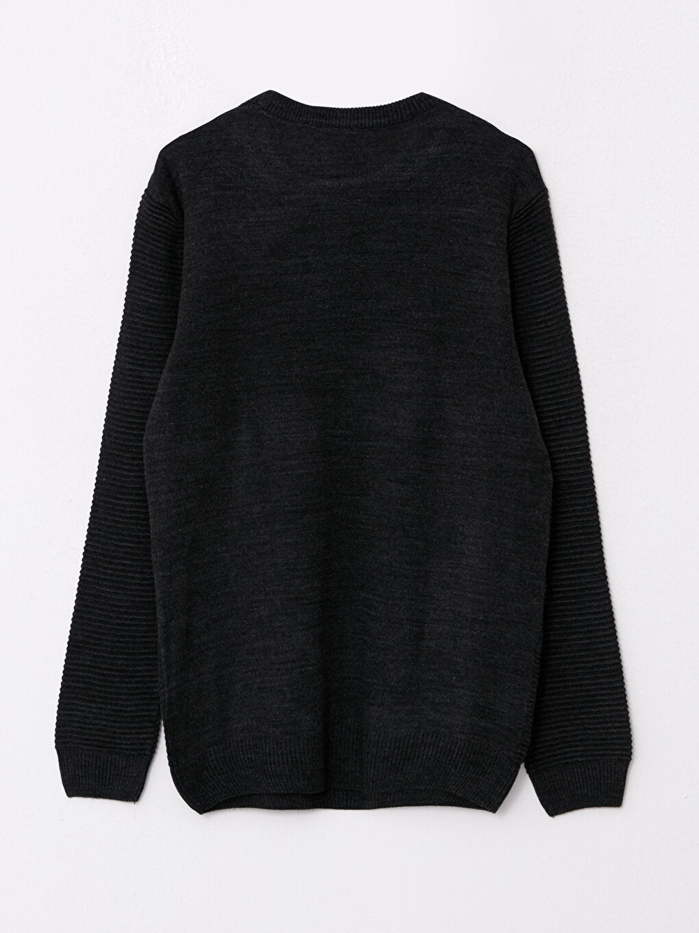 Crew Neck Long Sleeve Men's Knitwear Sweater