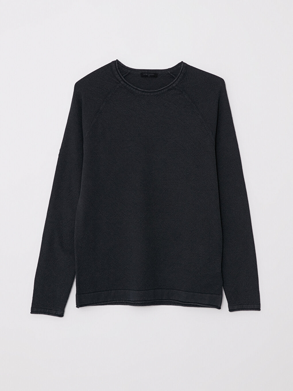 Crew Neck Long Sleeve Men's Knitwear Sweater