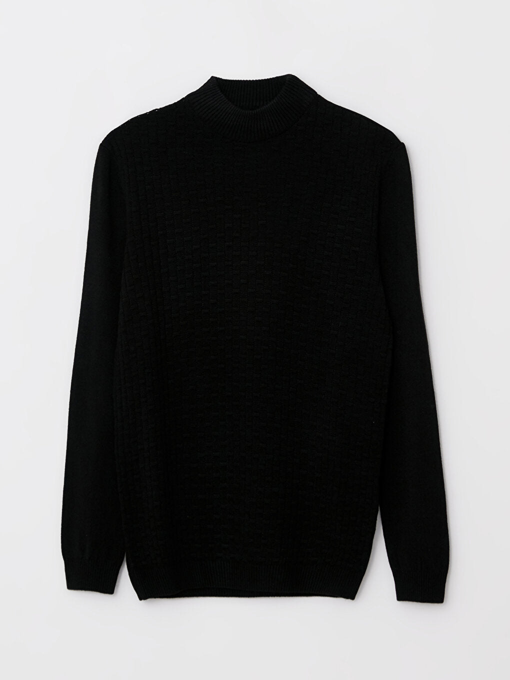 Half Turtleneck Long Sleeve Men's Knitwear Sweater